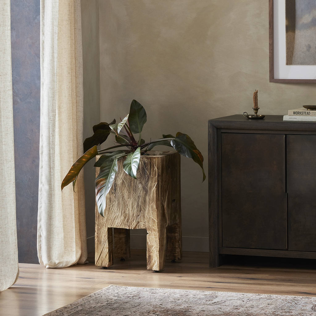 Tora Planter - Burnt Reclaimed | Medium