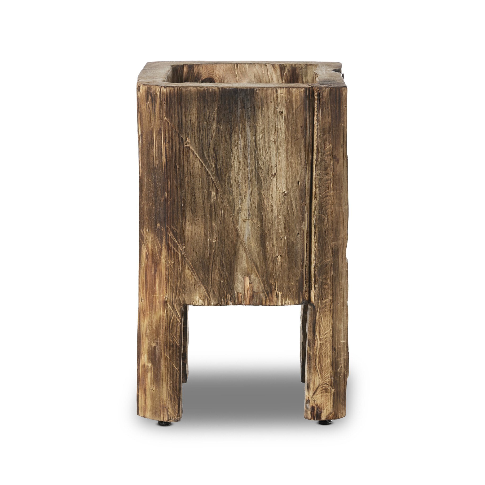 Tora Planter - Burnt Reclaimed | Medium