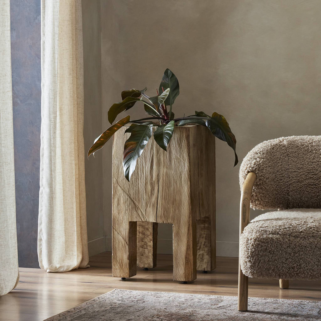 Tora Planter - Burnt Reclaimed | Large