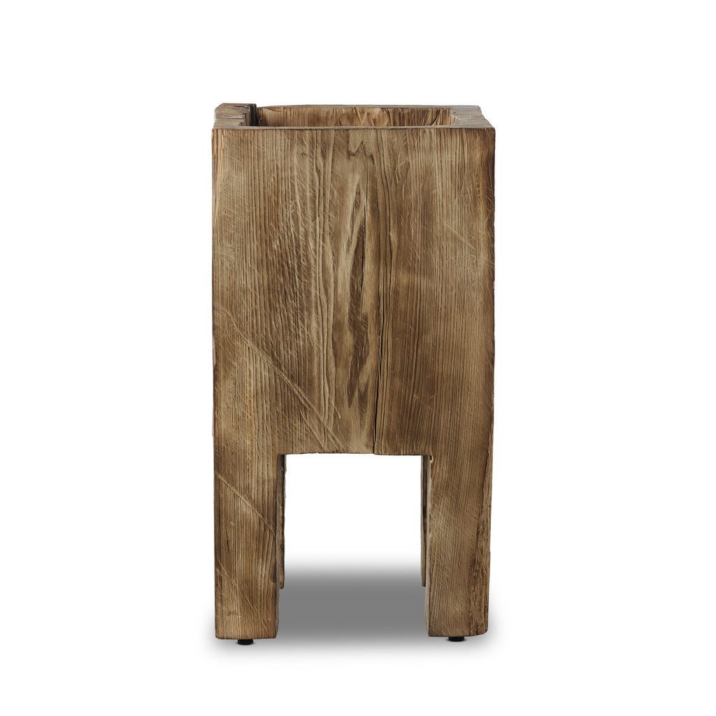 Tora Planter - Burnt Reclaimed | Large