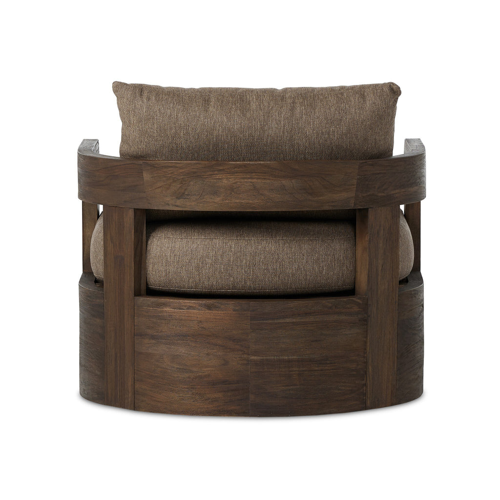 Jackson Outdoor Swivel Chair - Ellor Brown