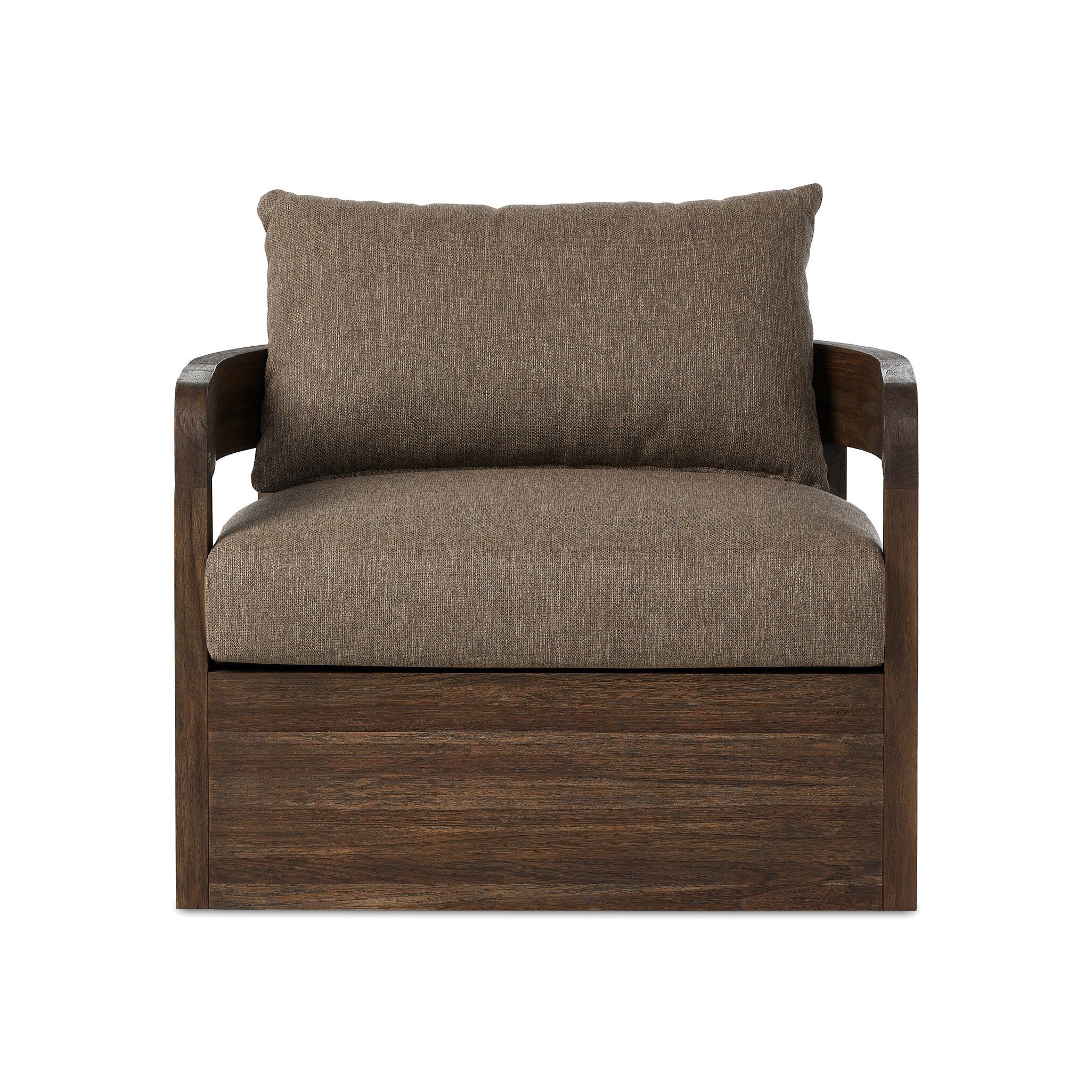 Jackson Outdoor Swivel Chair - Ellor Brown