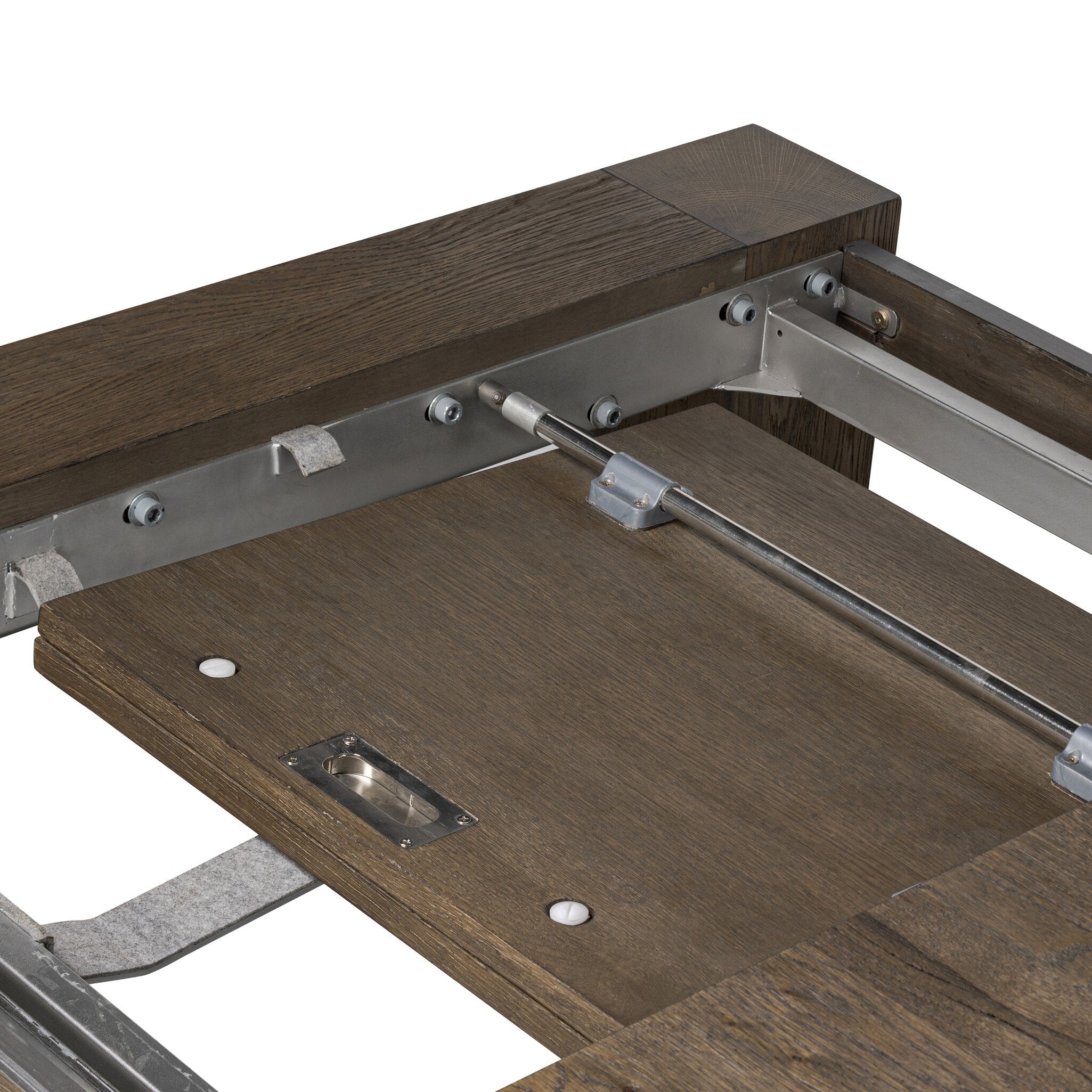 Coralie Extension Dining Table - Brown Oak Veneer