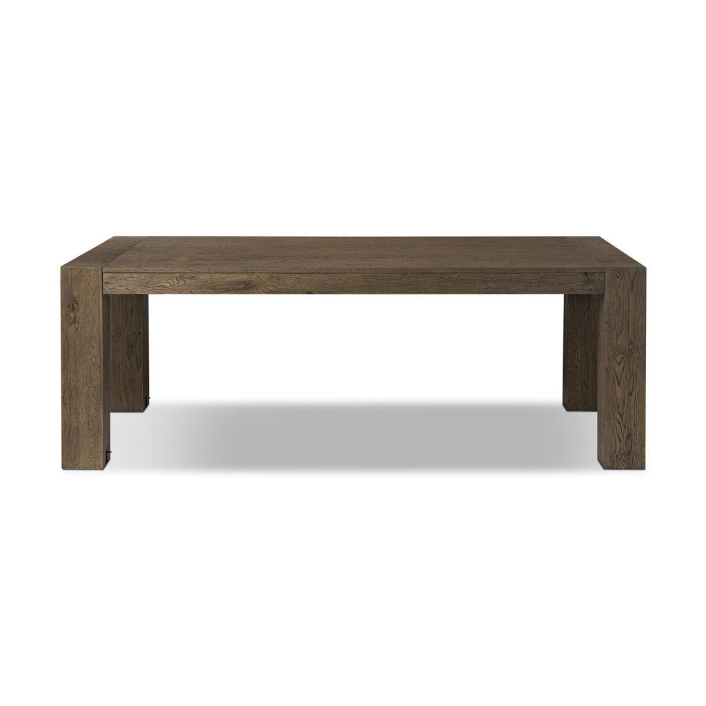 Coralie Extension Dining Table - Brown Oak Veneer