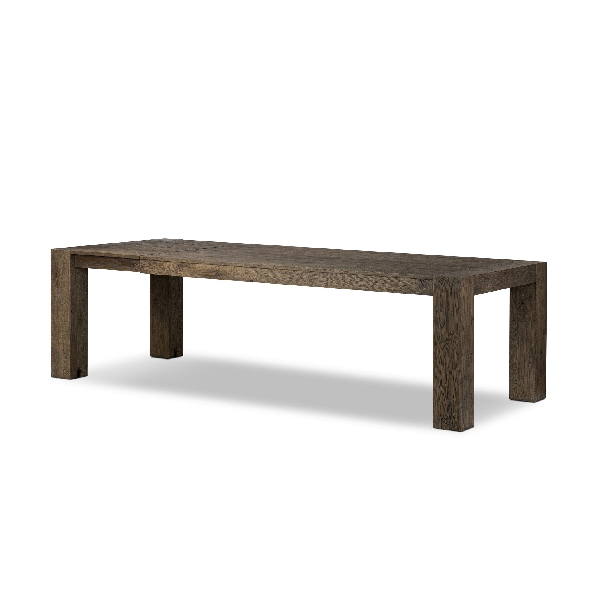 Coralie Extension Dining Table - Brown Oak Veneer