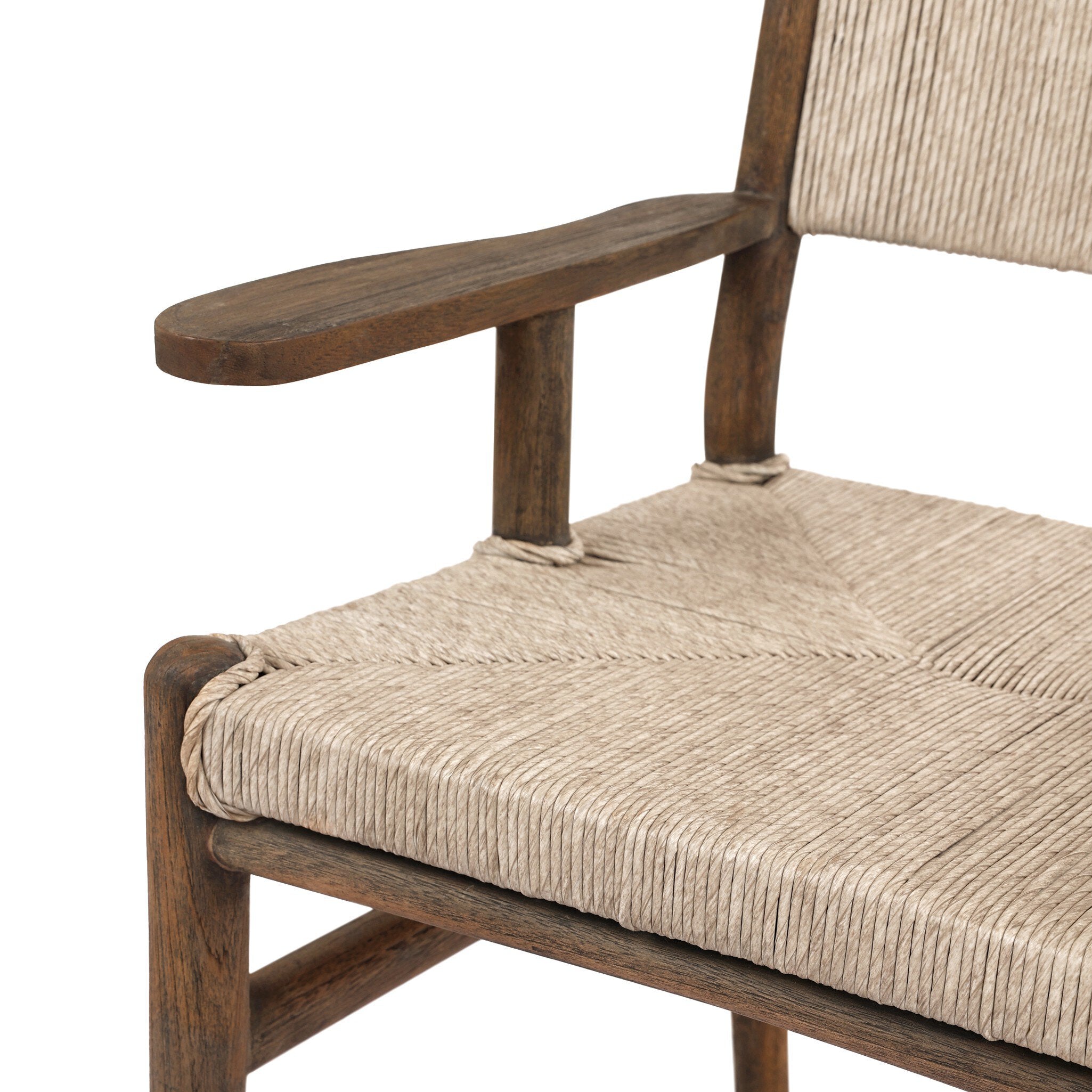 Herrin Outdoor Dining Armchair - Vintage White