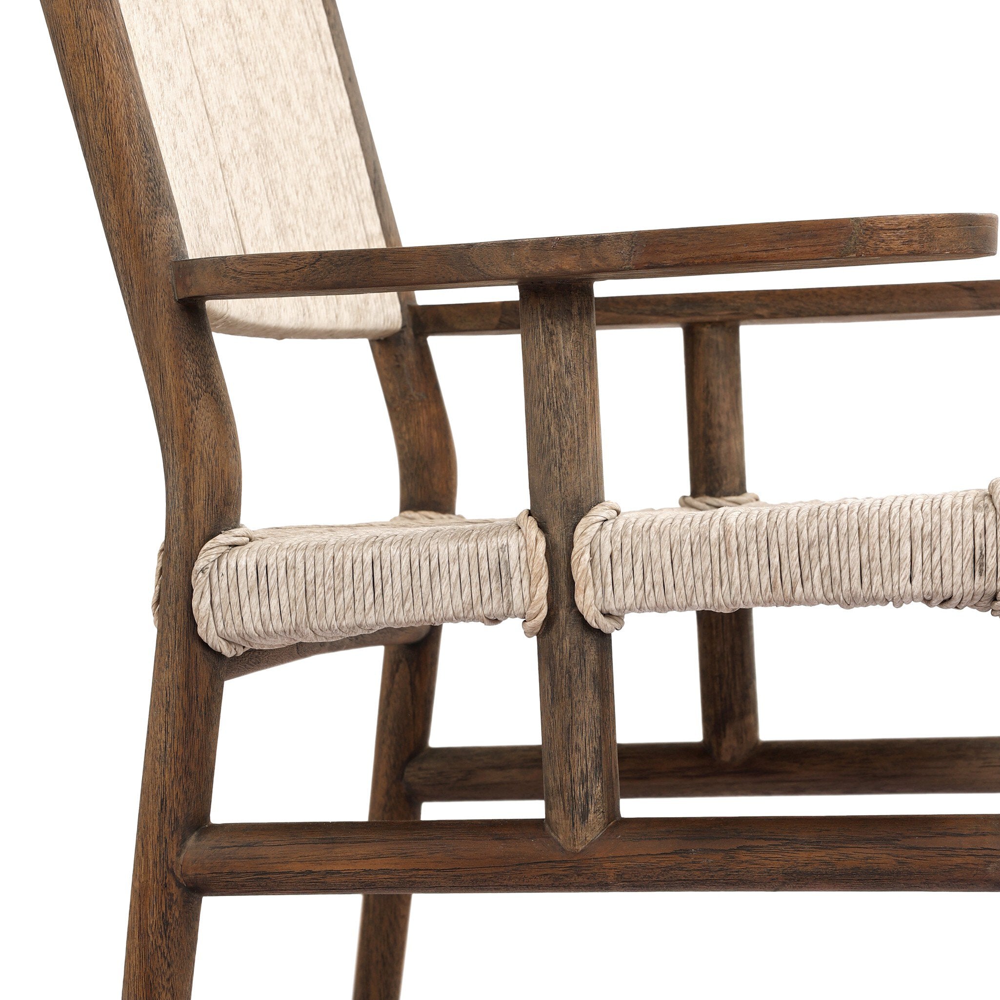 Herrin Outdoor Dining Armchair - Vintage White