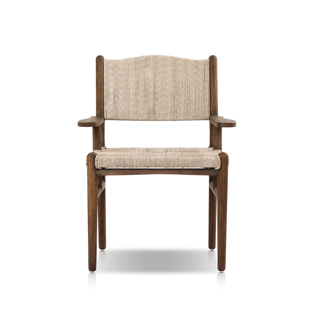 Herrin Outdoor Dining Armchair - Vintage White