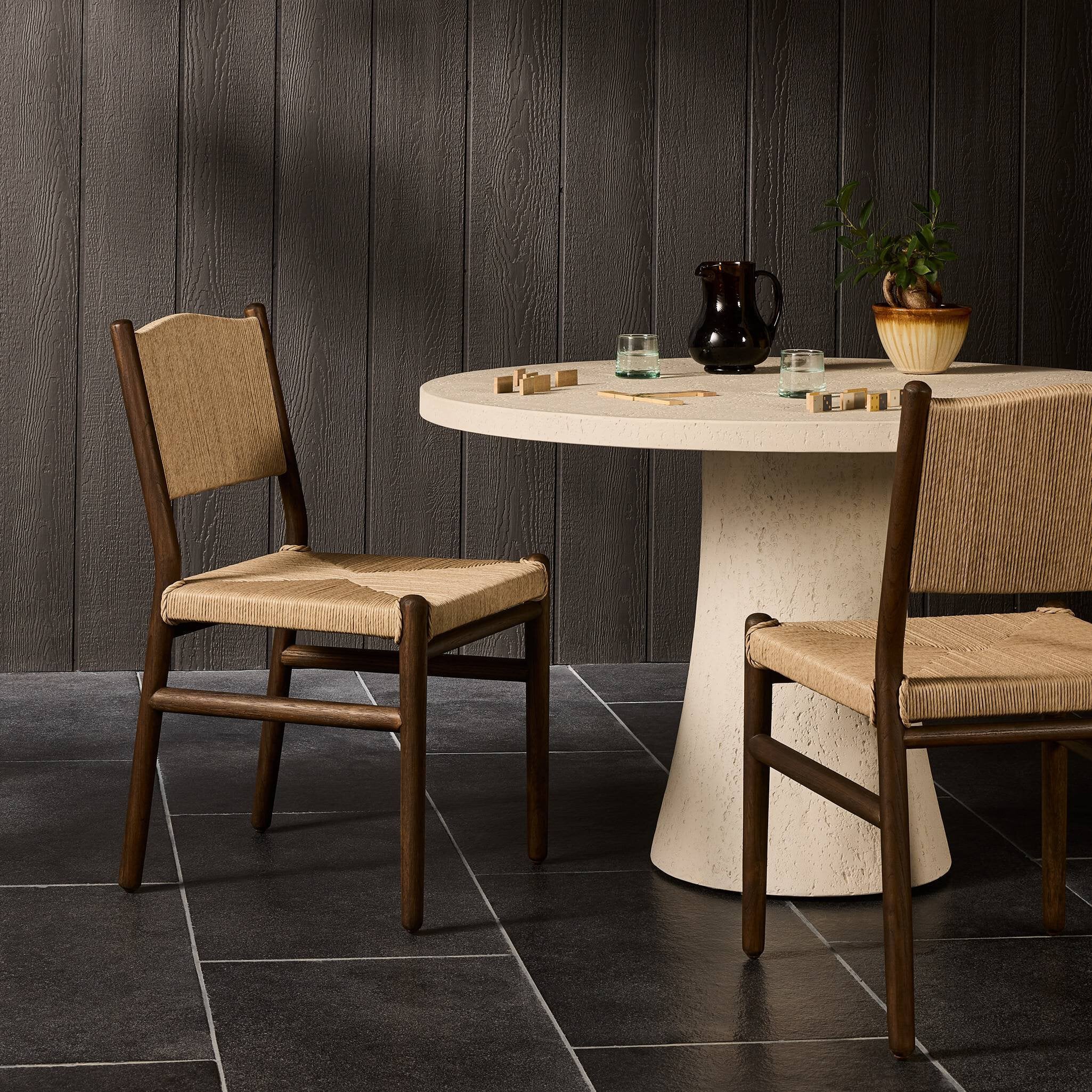 Herrin Outdoor Dining Chair - Vintage White