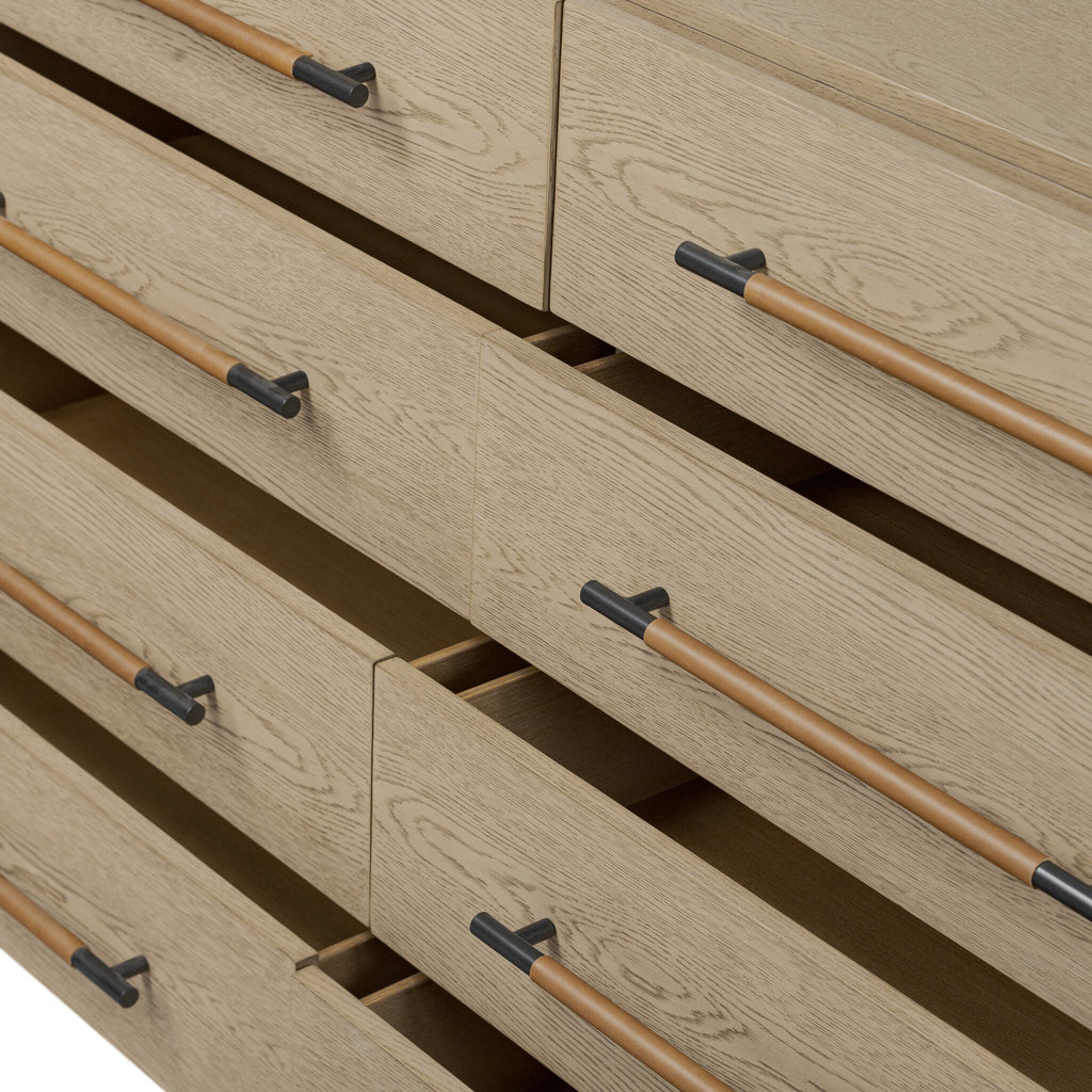 Rosedale 8 Drawer Dresser - Yucca Oak Veneer