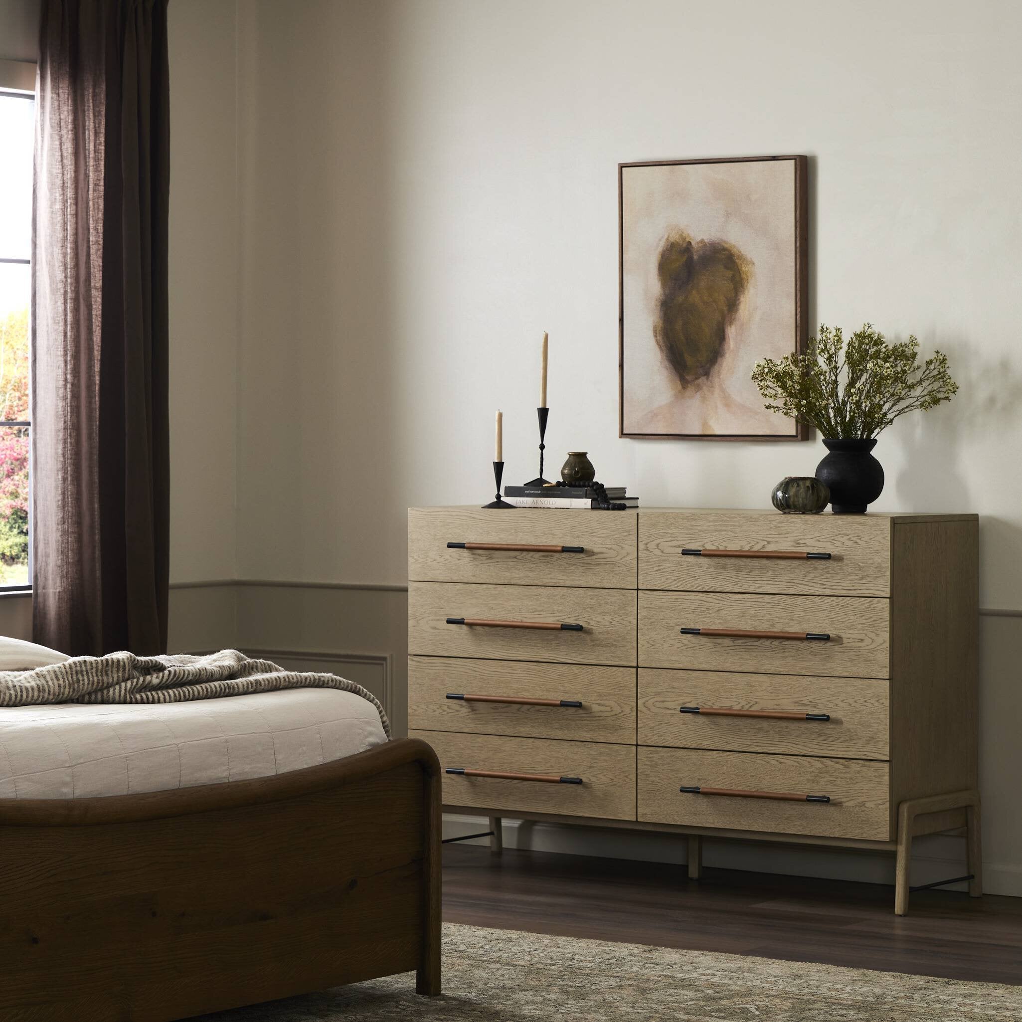 Rosedale 8 Drawer Dresser - Yucca Oak Veneer