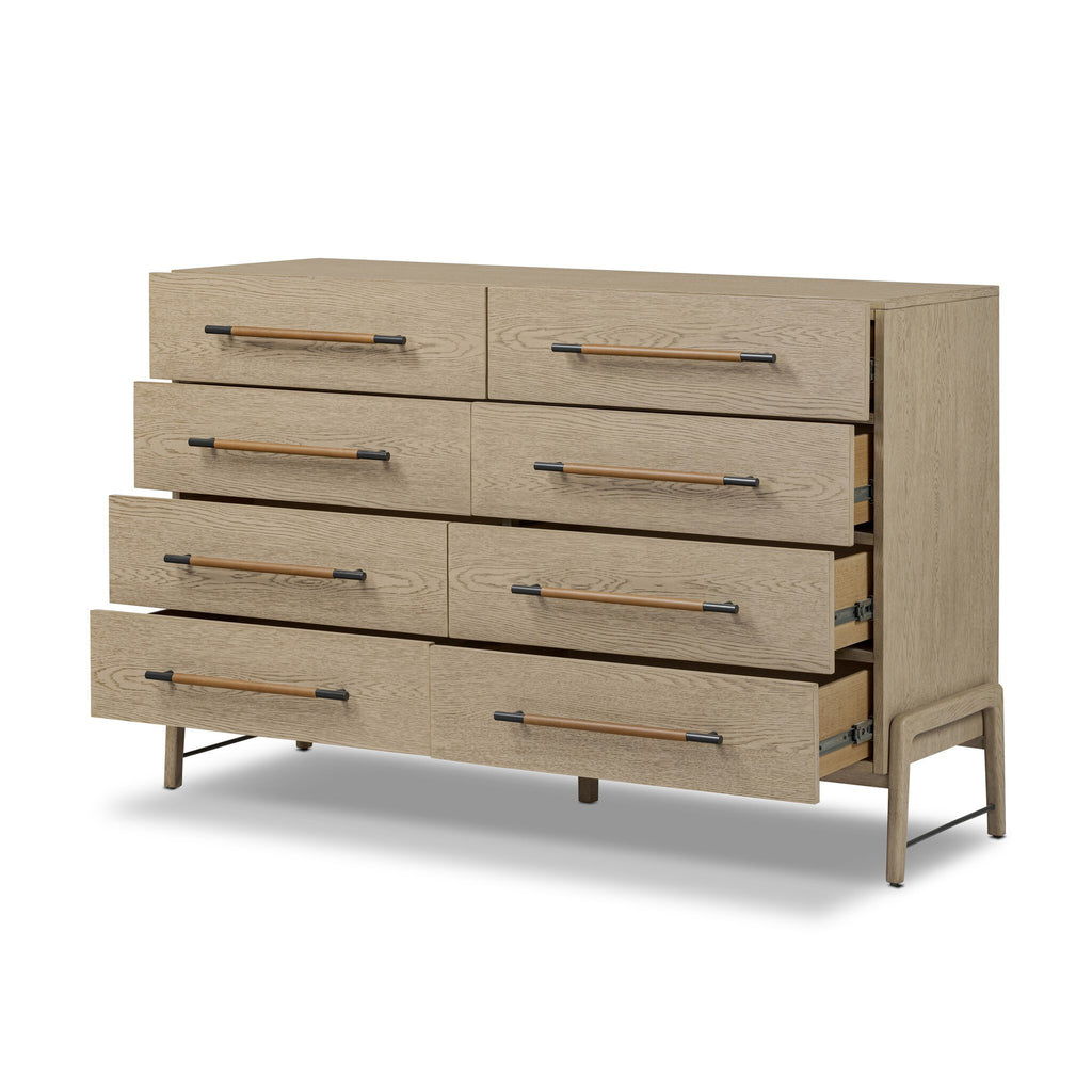 Rosedale 8 Drawer Dresser - Yucca Oak Veneer