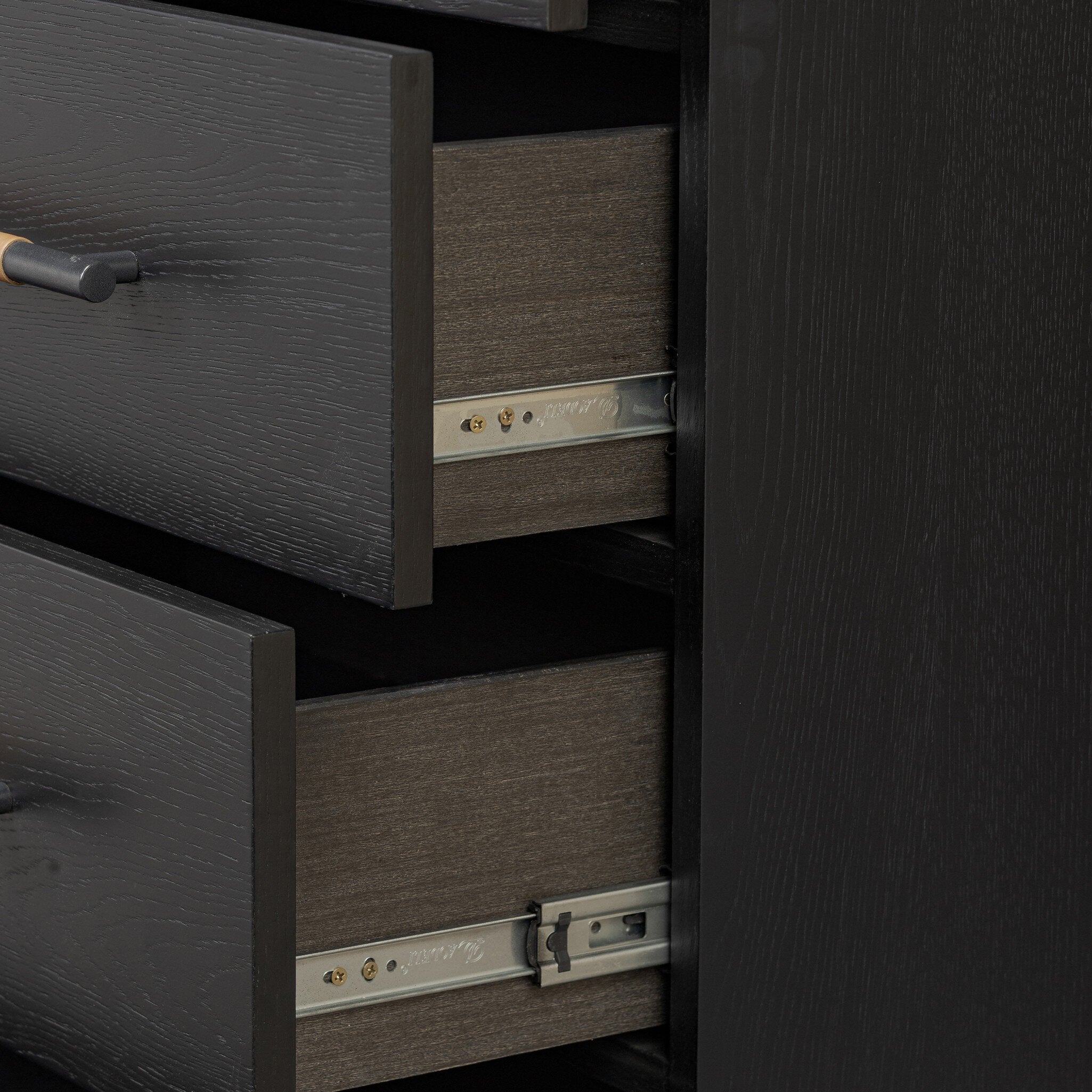Rosedale 8 Drawer Dresser - Ebony Oak Veneer