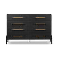 Rosedale 8 Drawer Dresser - Ebony Oak Veneer