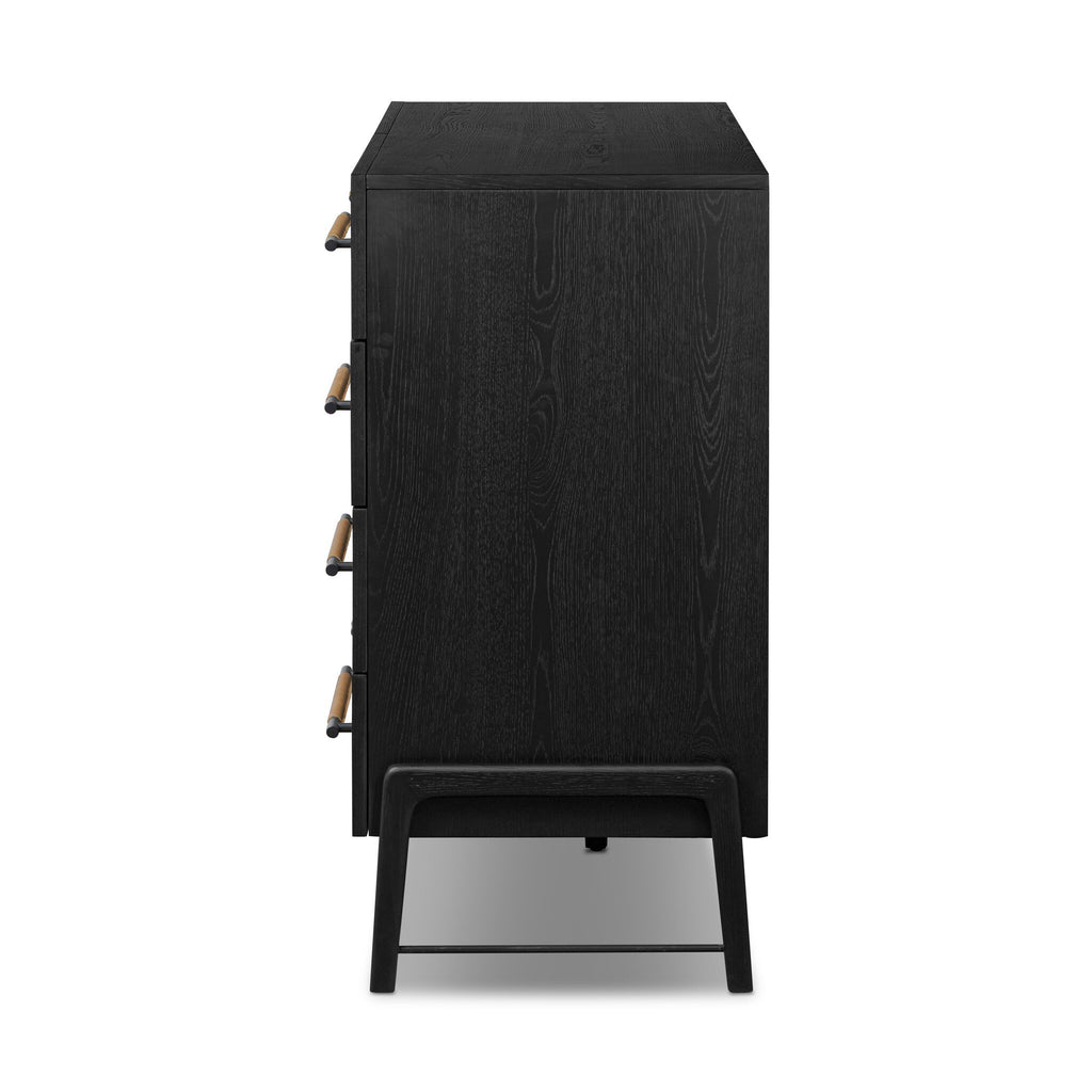 Rosedale 8 Drawer Dresser - Ebony Oak Veneer