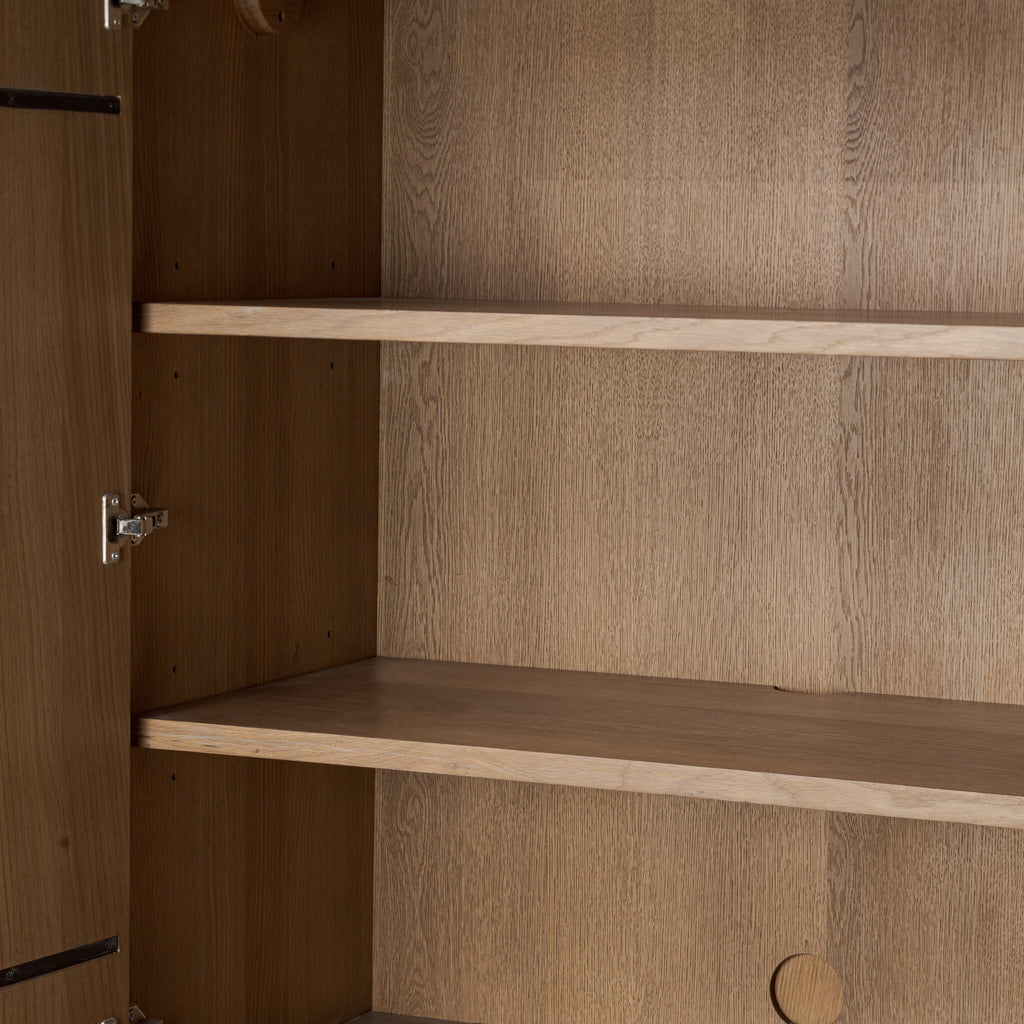 Pika Armoire - Weathered Oak Veneer