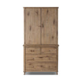 Pika Armoire - Weathered Oak Veneer