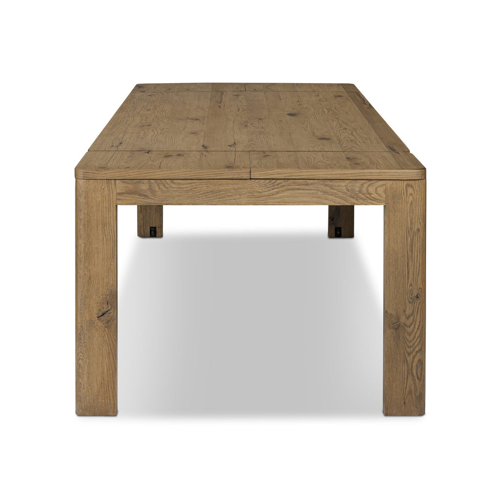 Noeline Double Extension Dining Table - Resawn Worn Oak