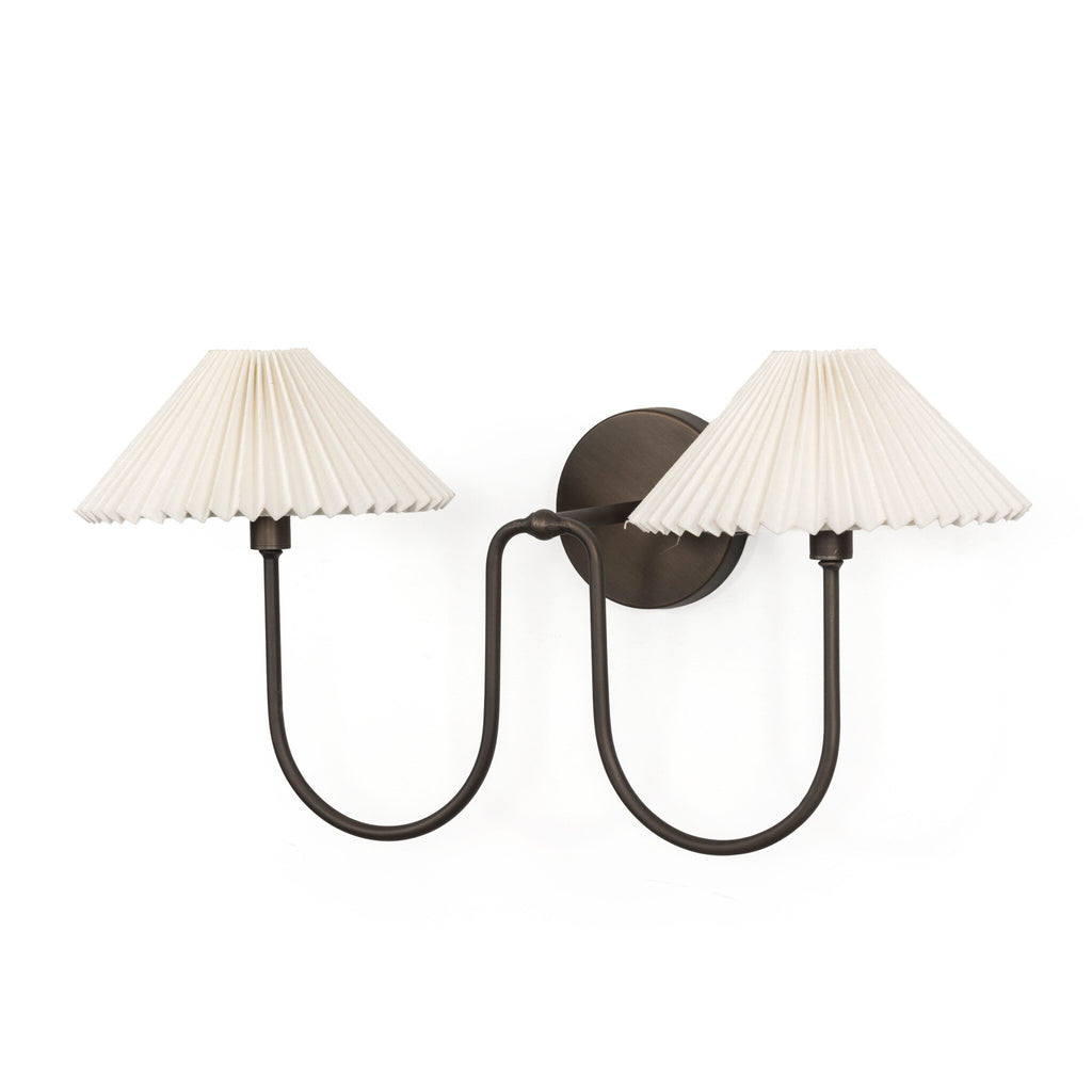 Ashby Double Sconce - Light Oil Rubbed Bronze
