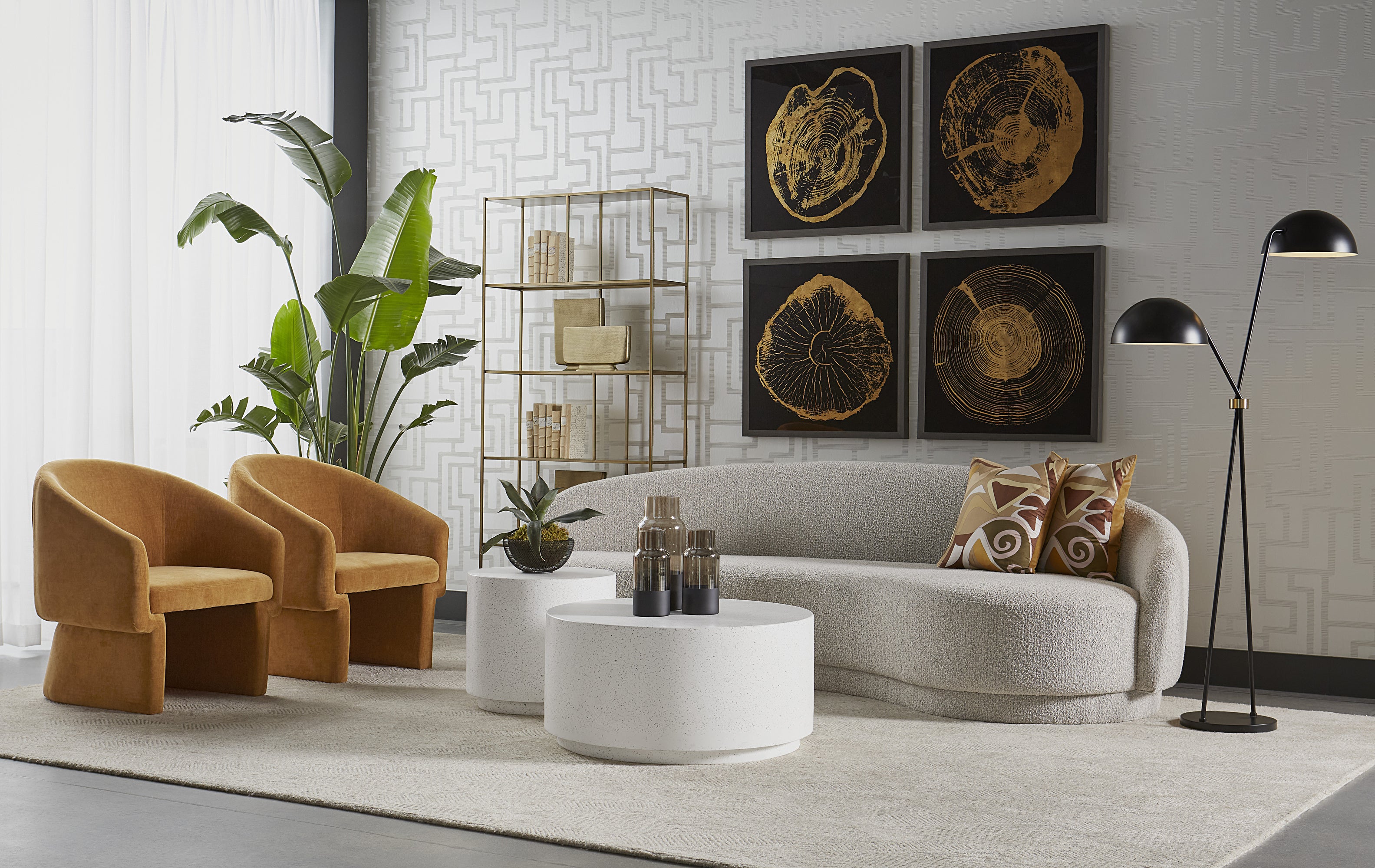 Calathea Hand-Tufted Rug - Oatmeal - 9' X 12'