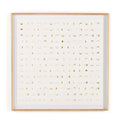 See Through Gold by FH Art Studio - Vertical Grain 2.5 White Oak | 48" x 48"