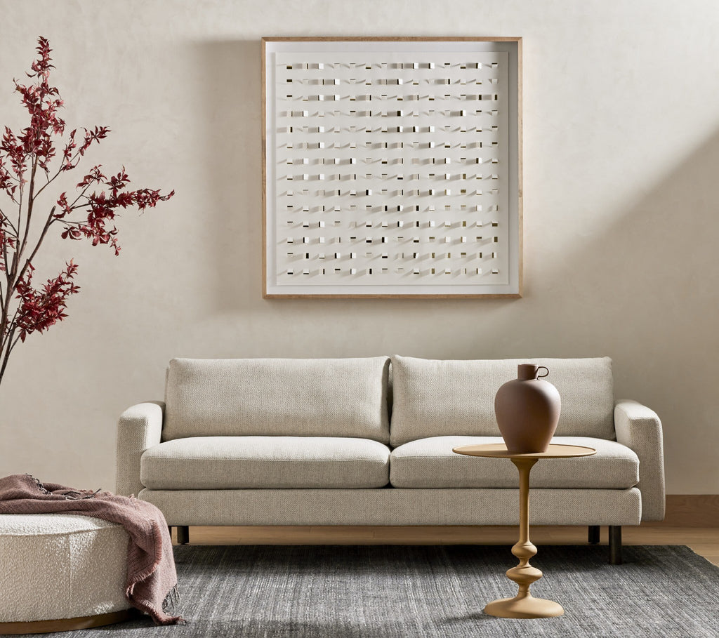 See Through Gold by FH Art Studio - Vertical Grain 2.5 White Oak | 48" x 48"