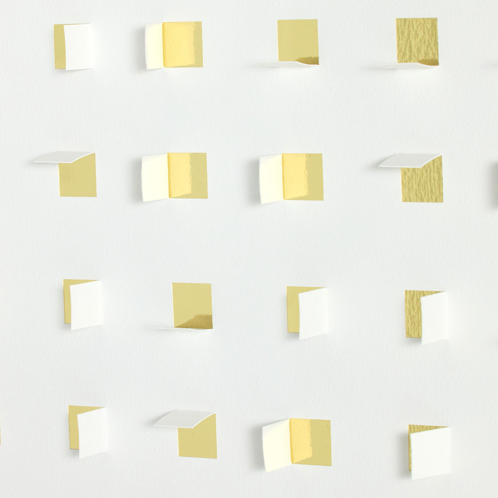 See Through Gold by FH Art Studio - Vertical Grain 2.5 White Oak | 72" x 32"