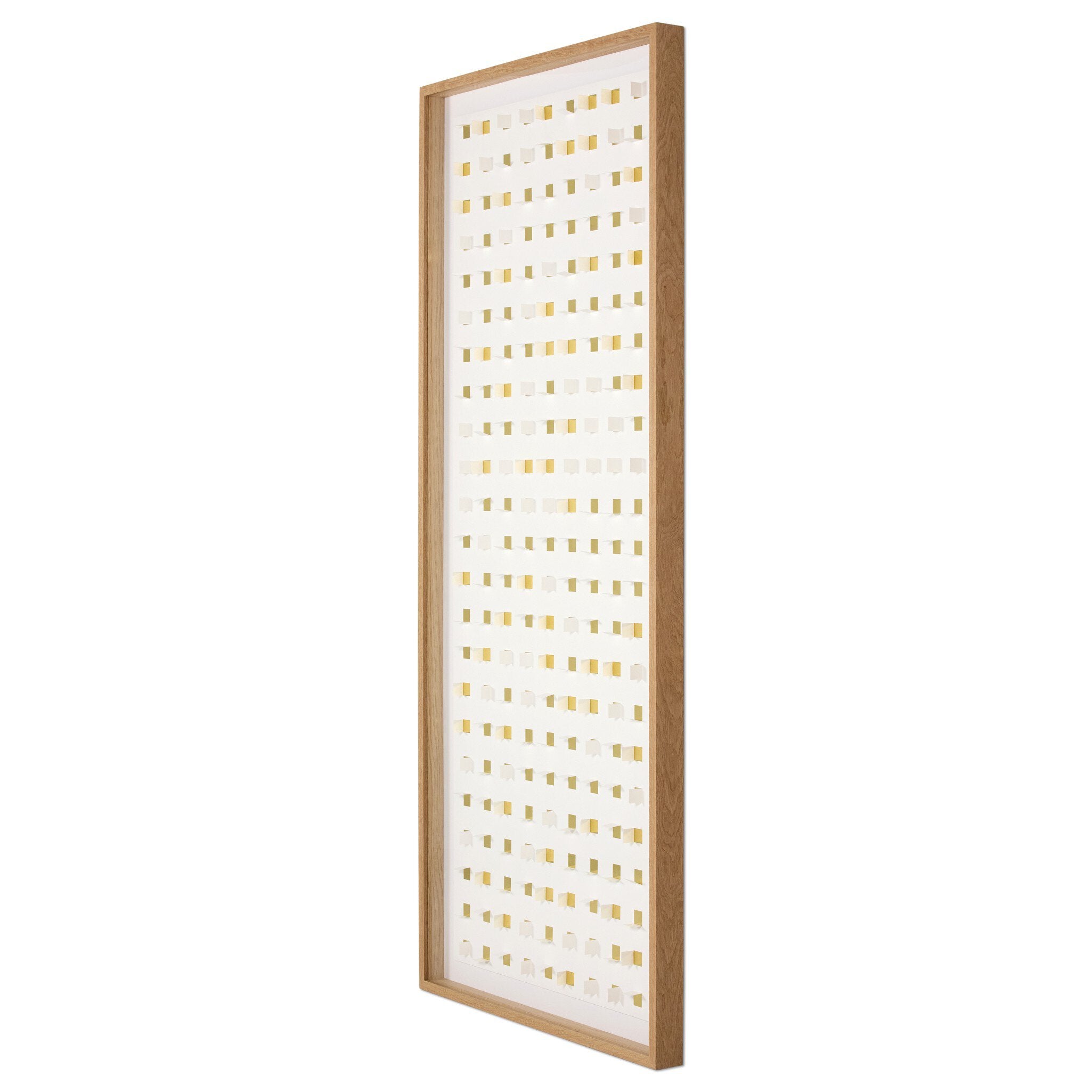 See Through Gold by FH Art Studio - Vertical Grain 2.5 White Oak | 72" x 32"