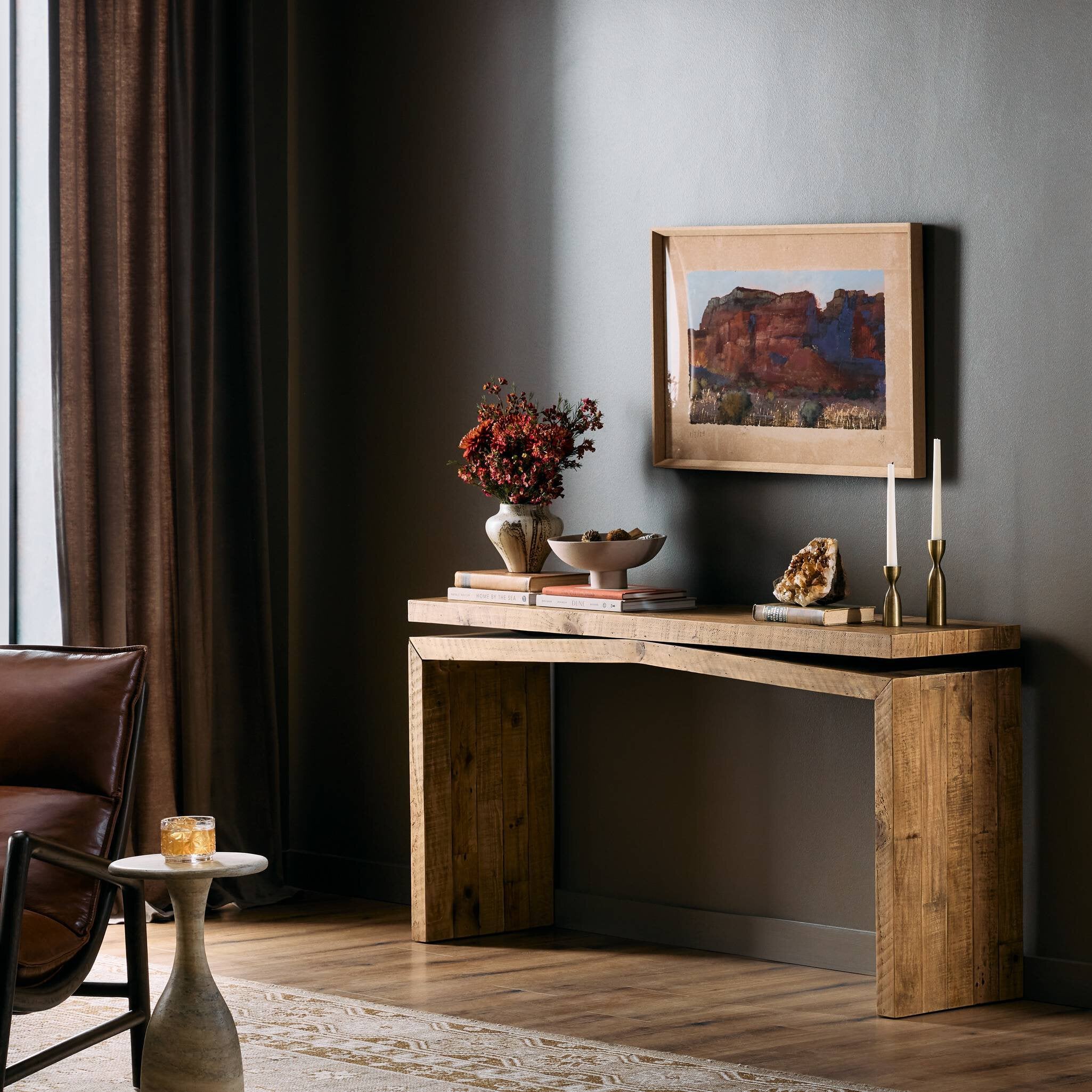 Matthes Console Table - 60" - Sierra Rustic Natural