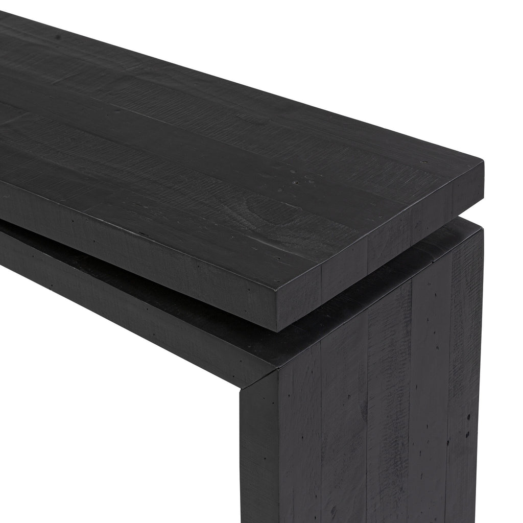 Matthes Console Table - 60" - Aged Black Pine