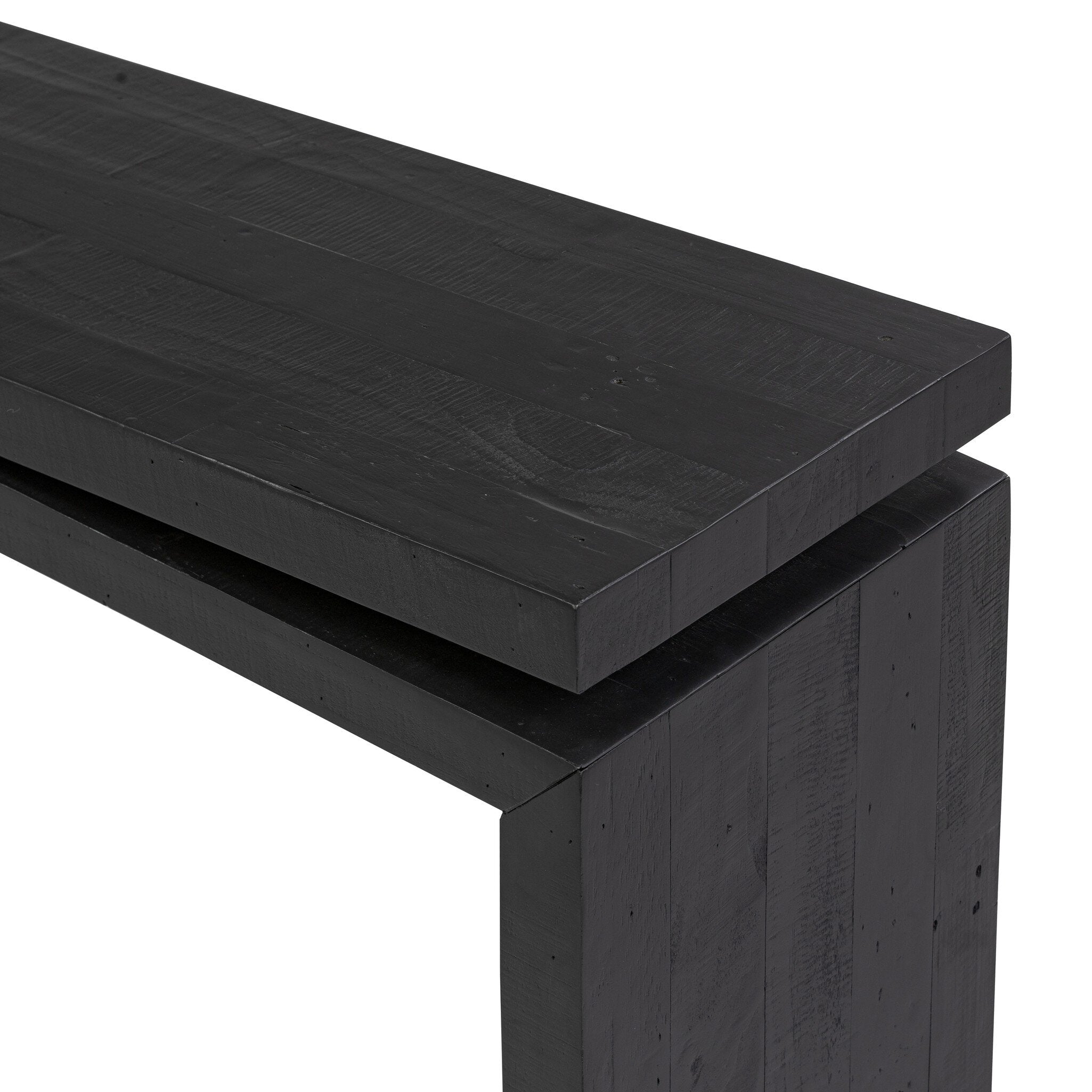 Matthes Console Table - 60" - Aged Black Pine