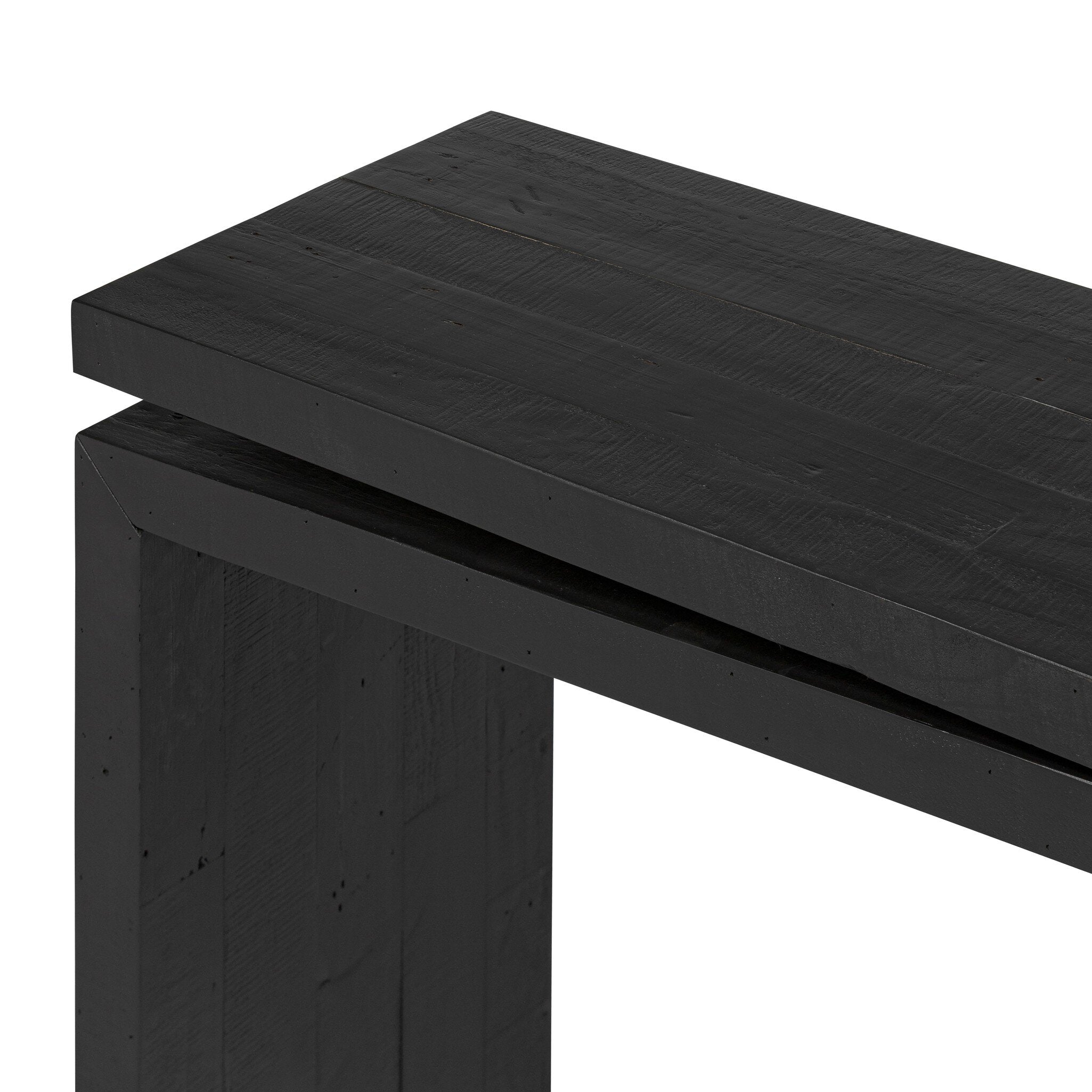 Matthes Console Table - 60" - Aged Black Pine