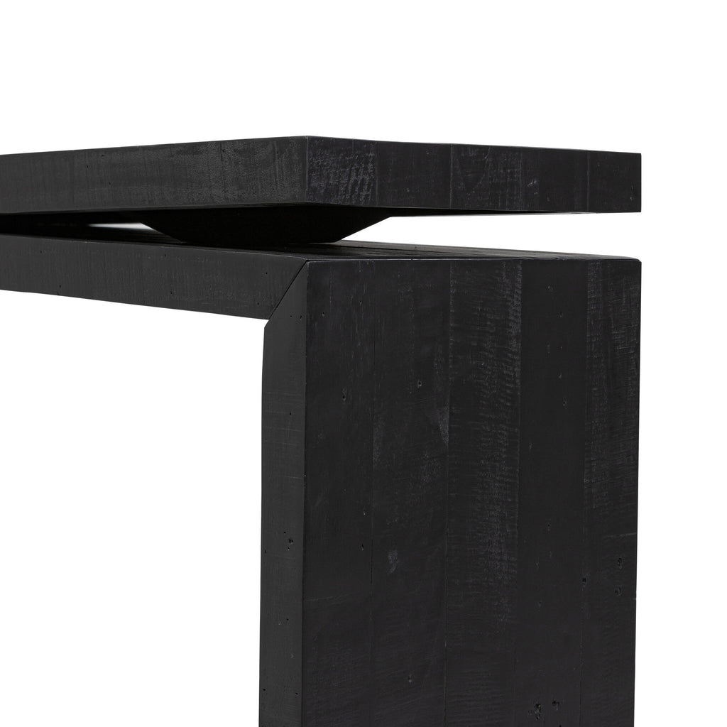 Matthes Console Table - 60" - Aged Black Pine