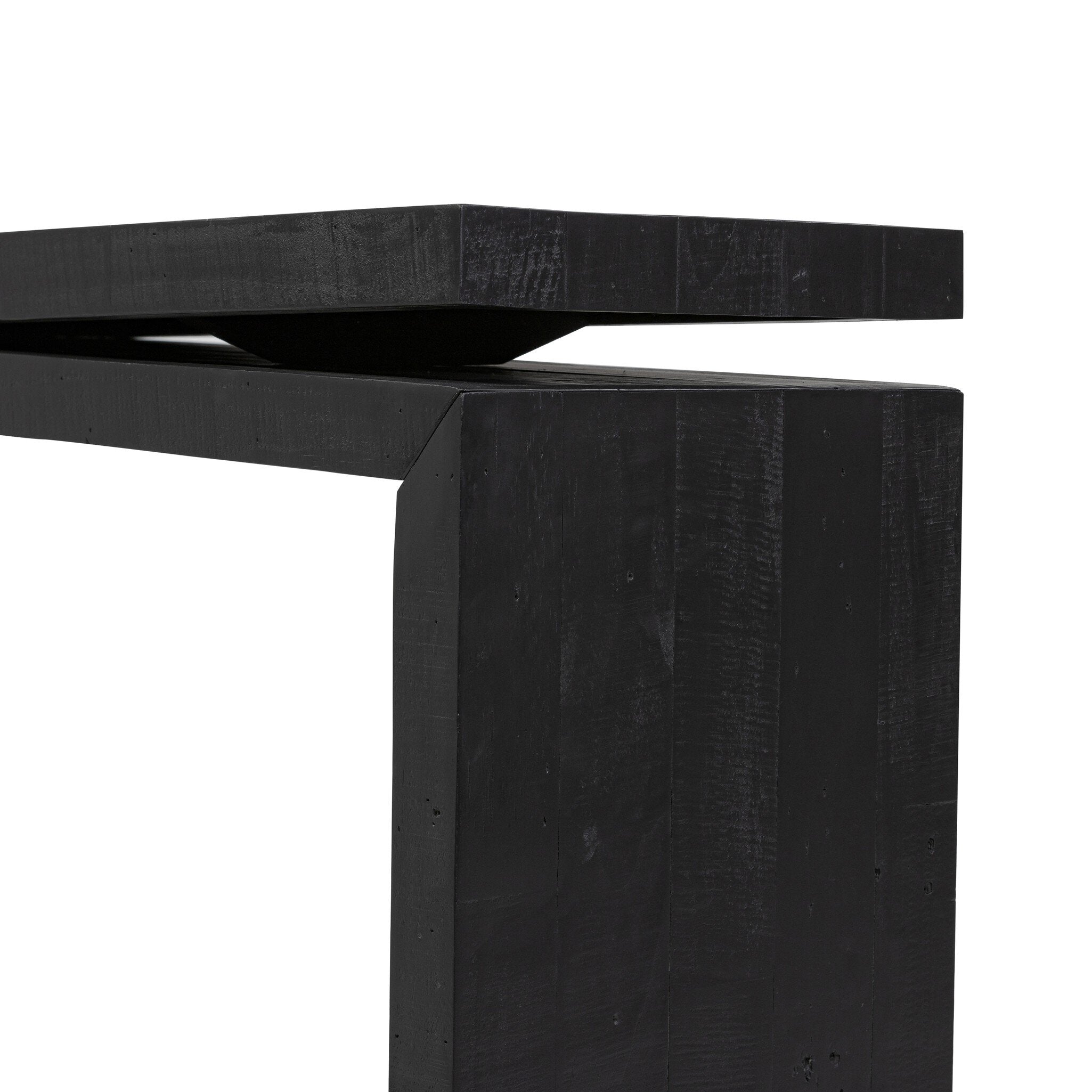 Matthes Console Table - 60" - Aged Black Pine