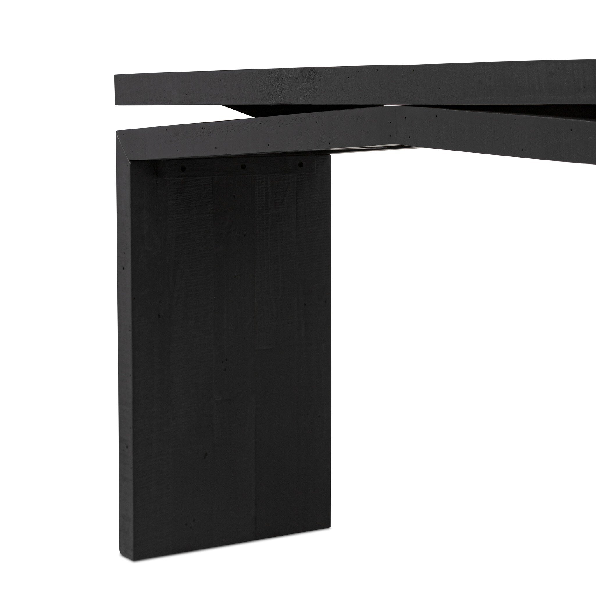 Matthes Console Table - 60" - Aged Black Pine