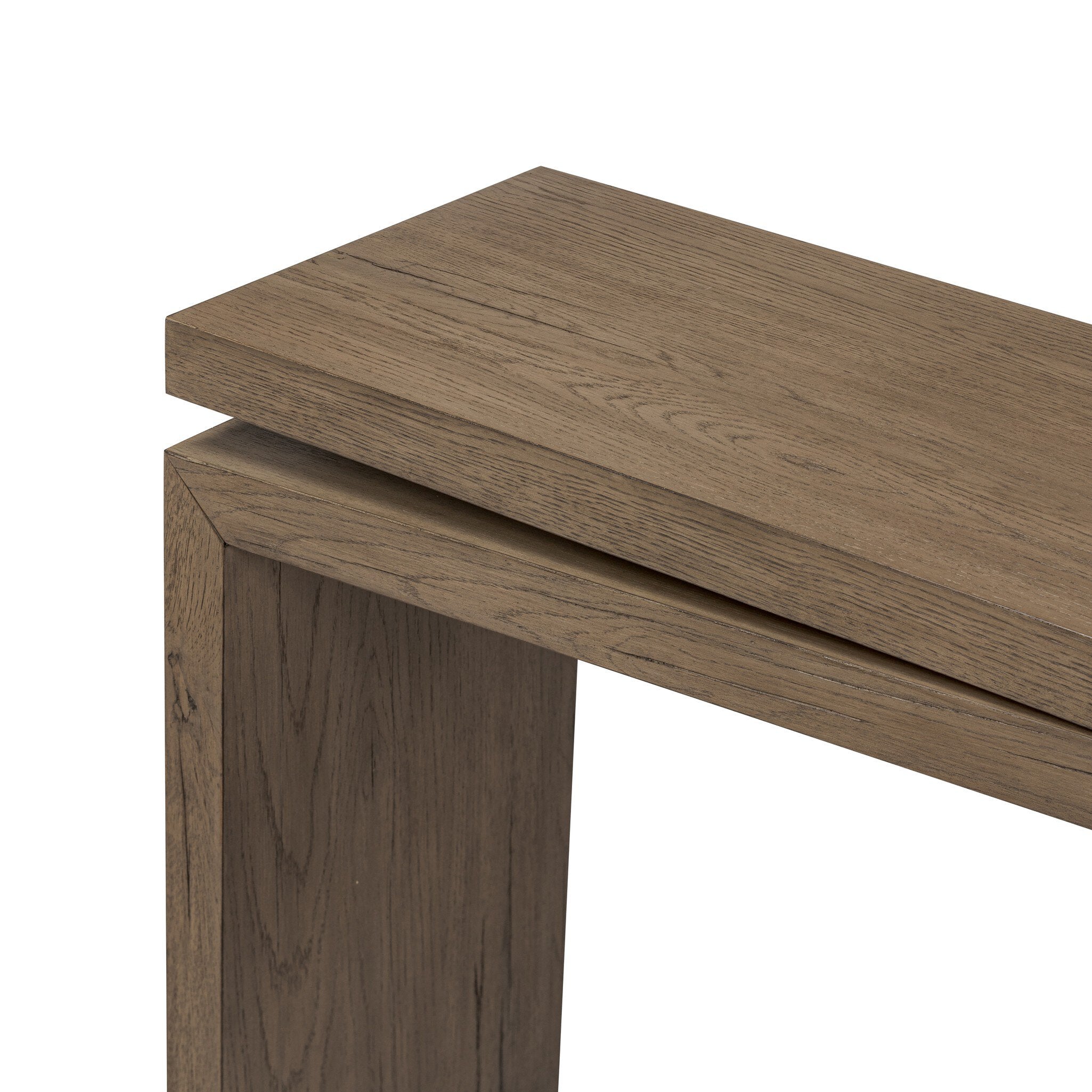 Matthes Console Table - 60" - Rustic Grey Veneer