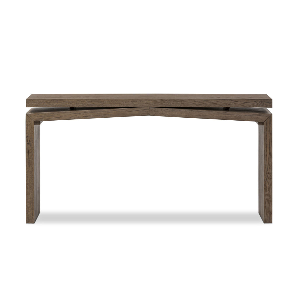 Matthes Console Table - 60" - Rustic Grey Veneer