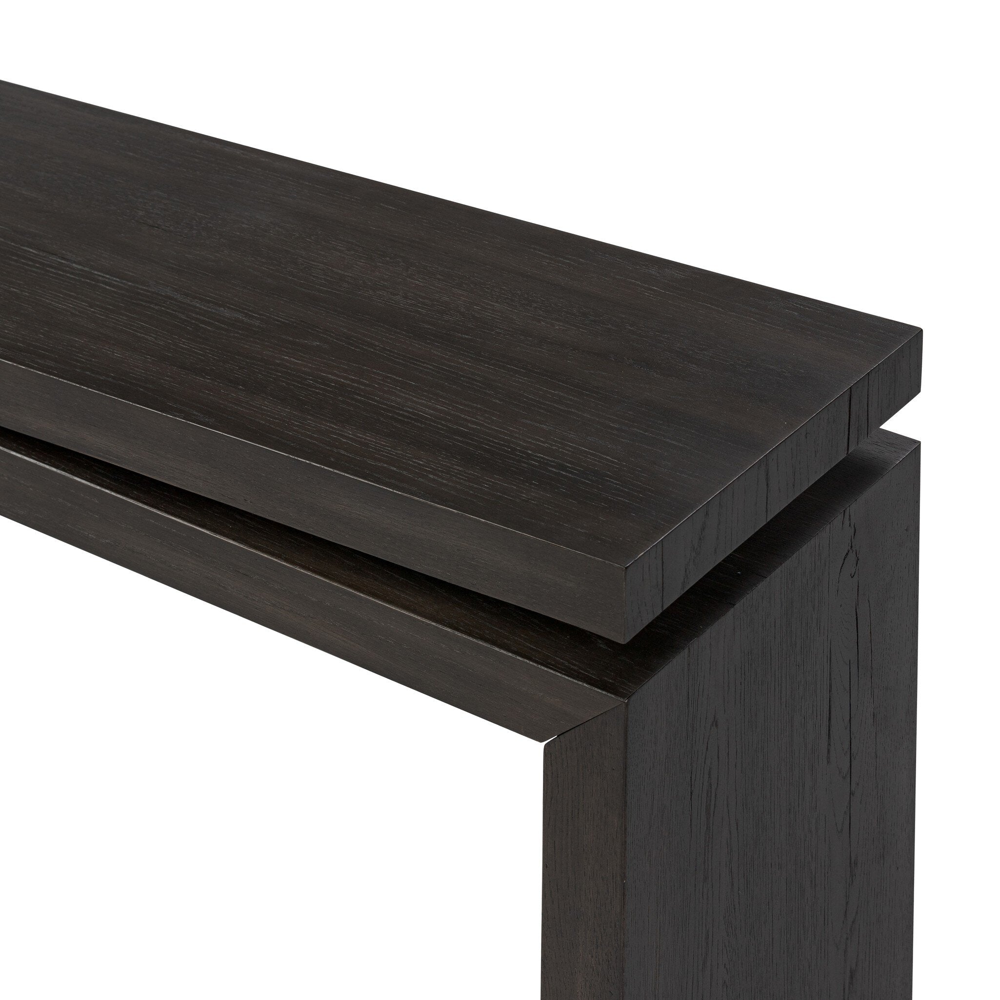 Matthes Console Table - 60" - Smoked Black Veneer