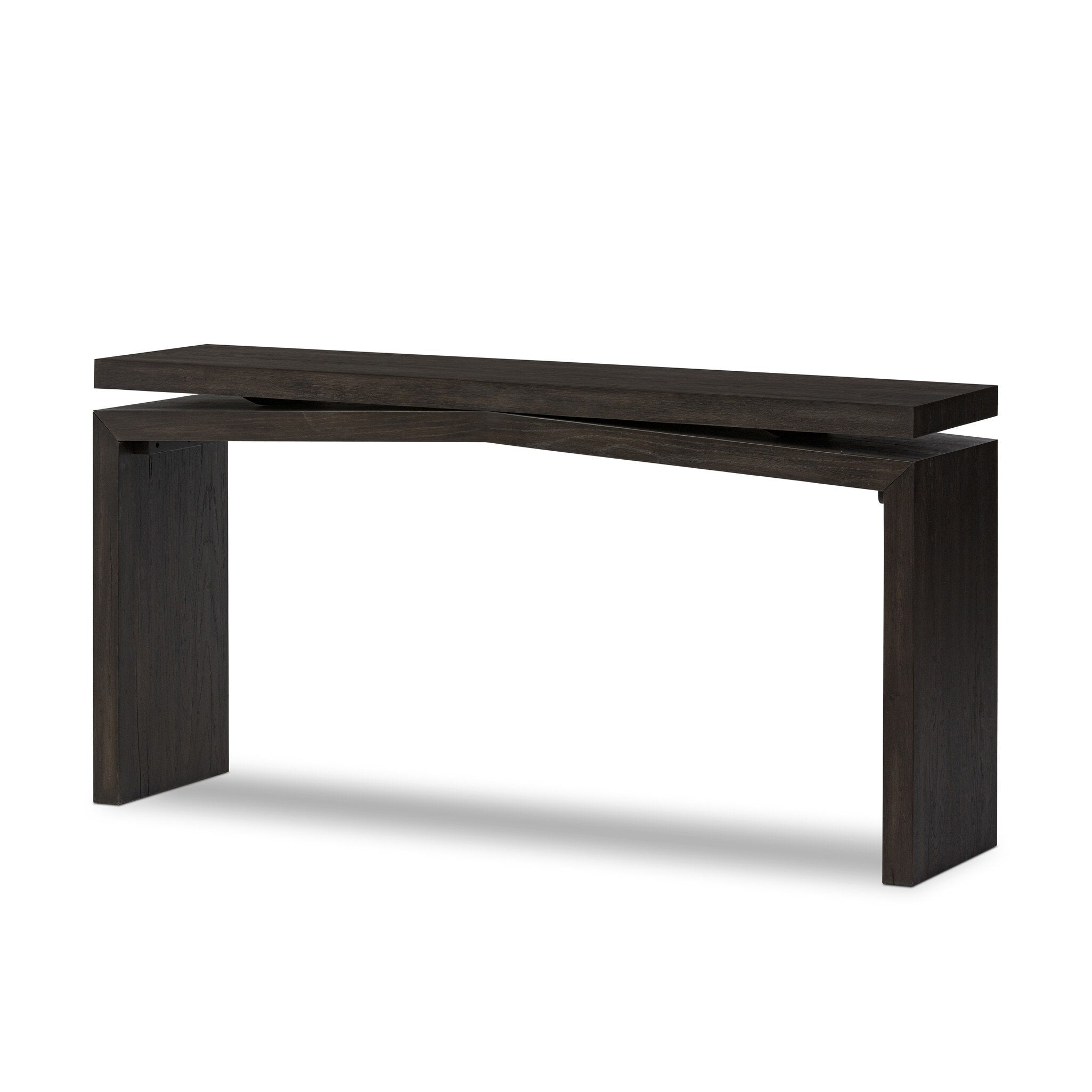Matthes Console Table - 60" - Smoked Black Veneer