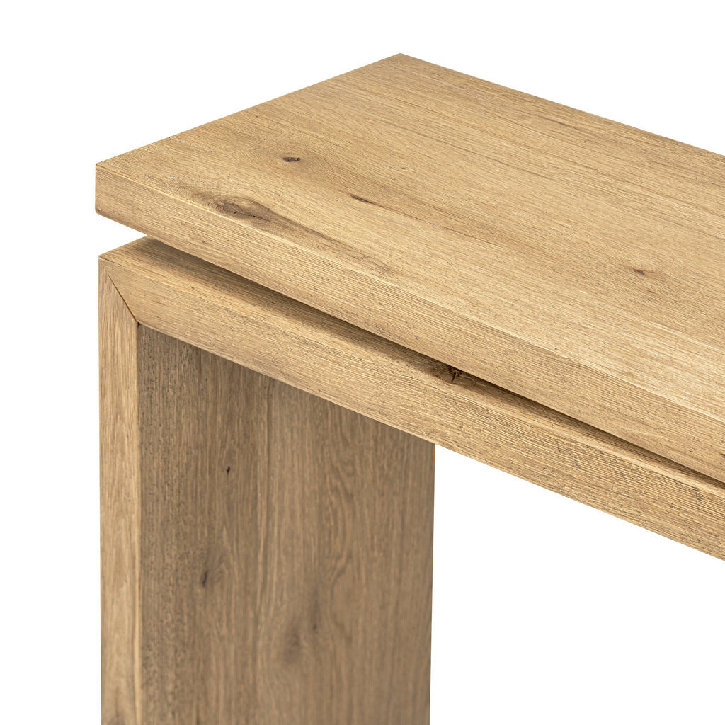 Matthes Console Table - 60" - Worn Oak Veneer