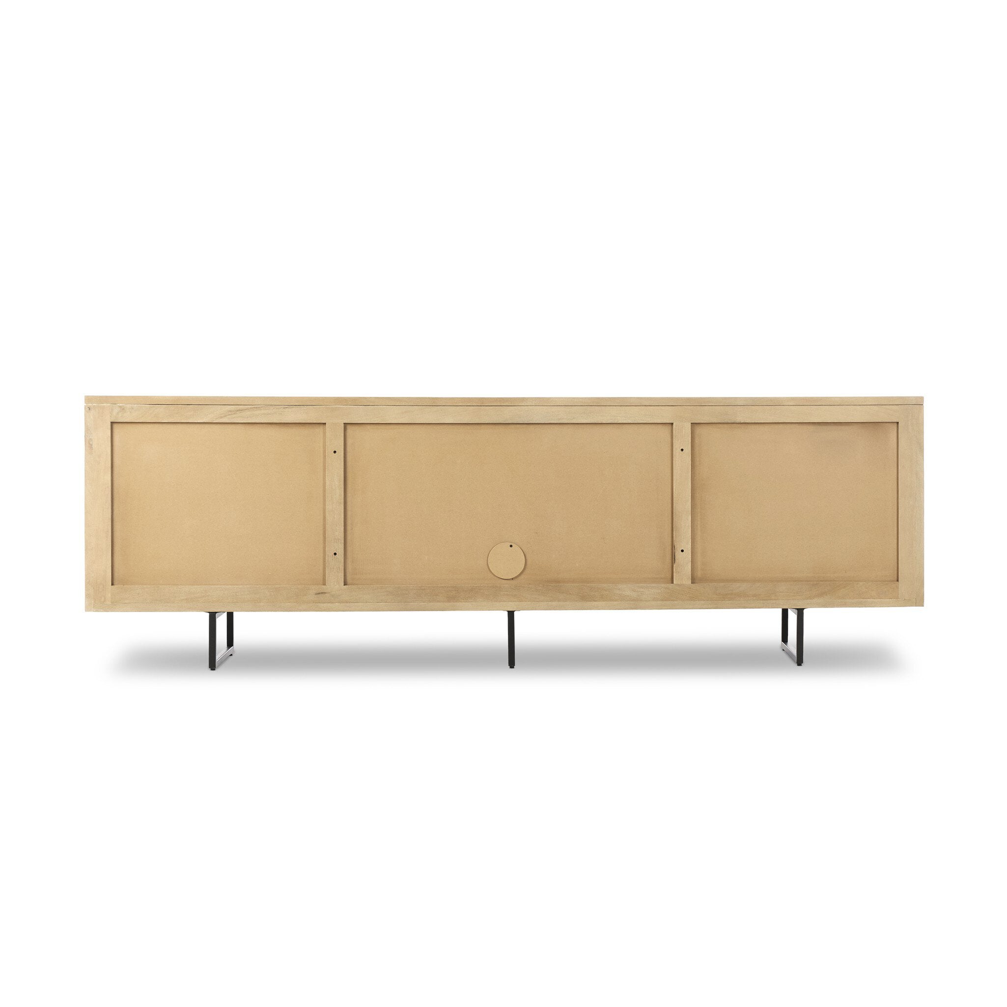 Carmel Sideboard 96" - Natural Cane