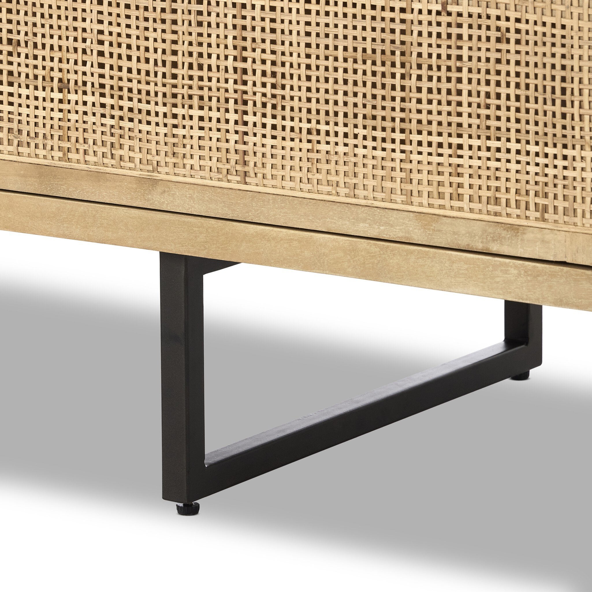 Carmel Sideboard 96" - Natural Cane