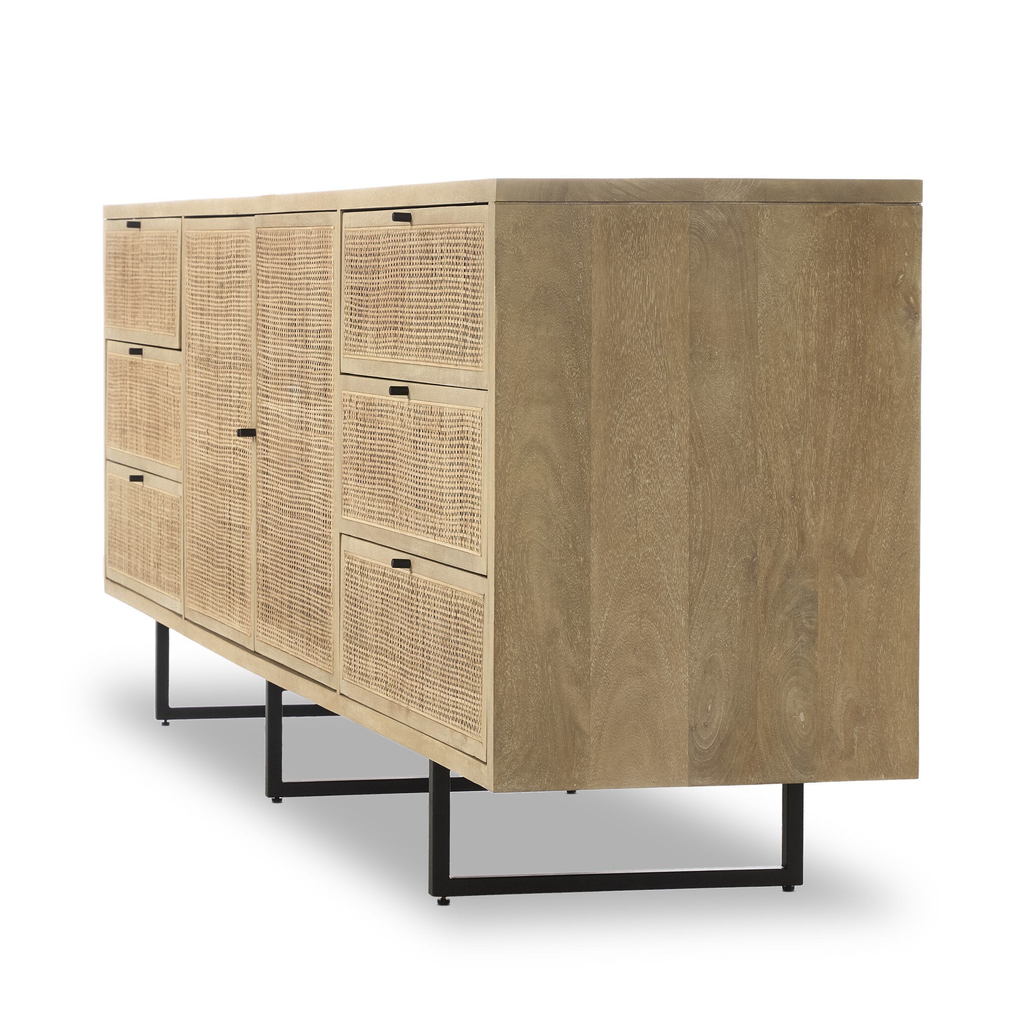 Carmel Sideboard 96" - Natural Cane