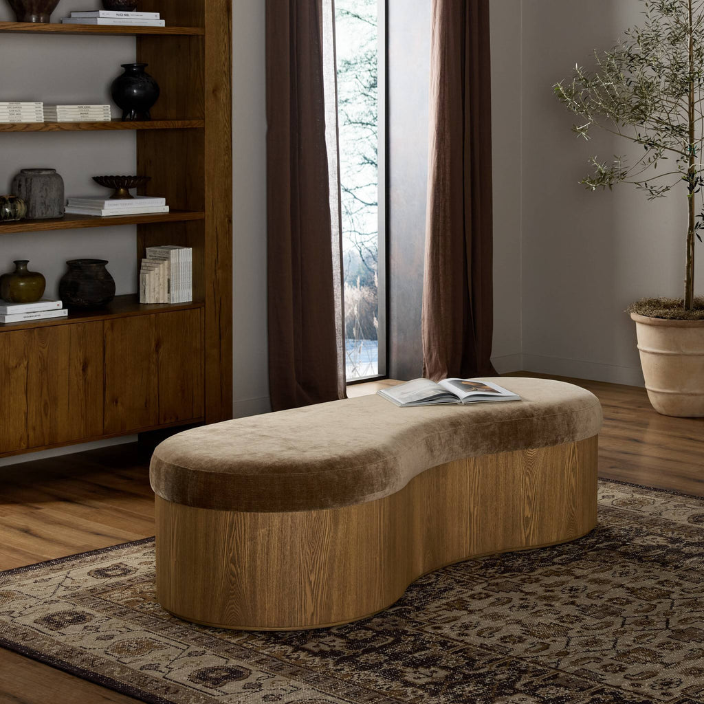 Celeste Accent Bench - Altair Mushroom