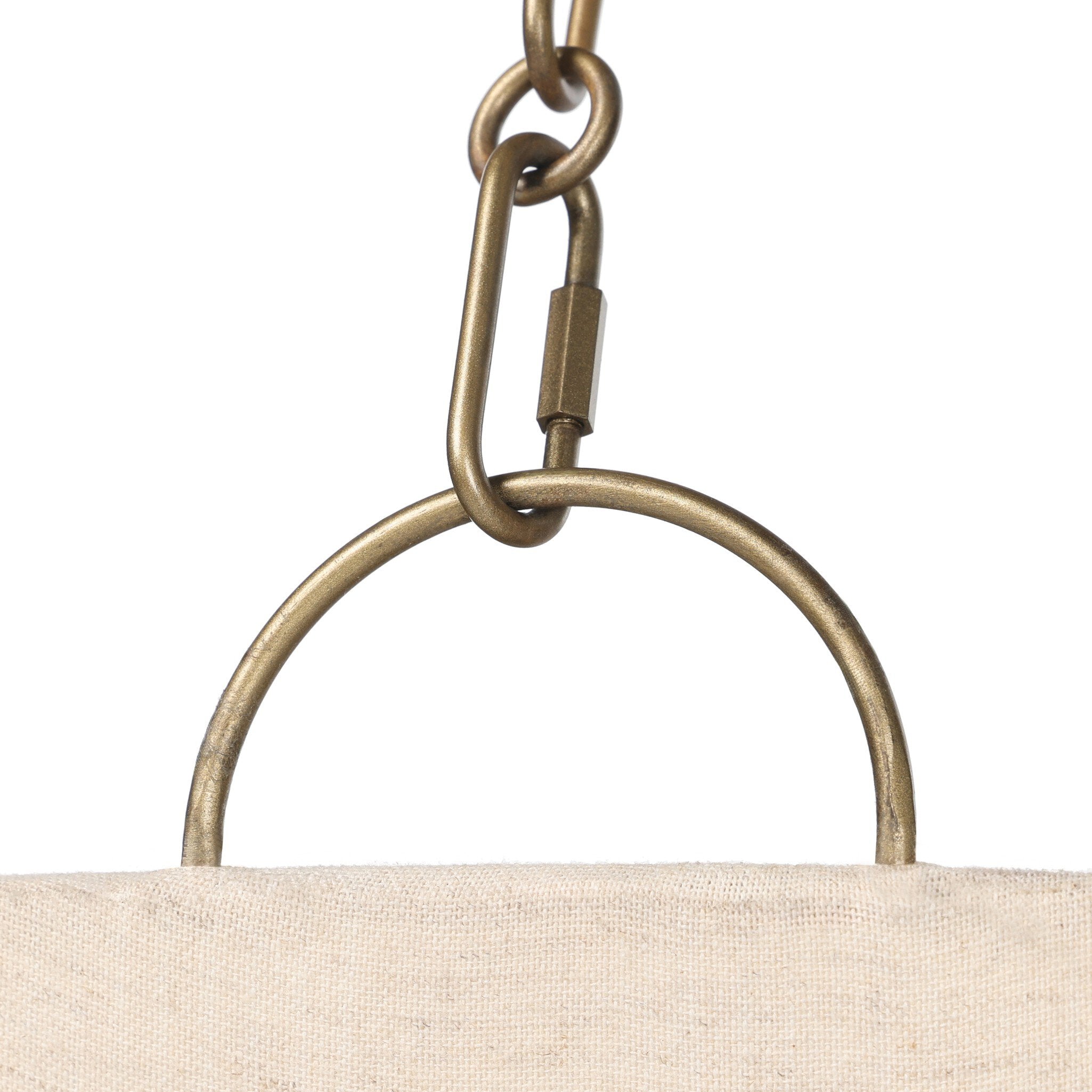 Teague Pendant - Antique Brass Iron
