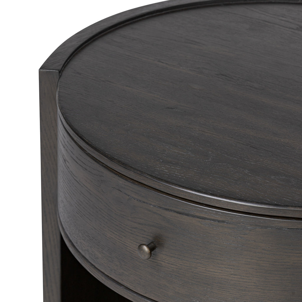Bode Nightstand - Smoked Black Veneer