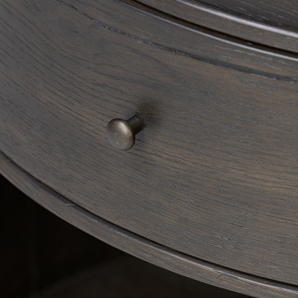 Bode Nightstand - Smoked Black Veneer