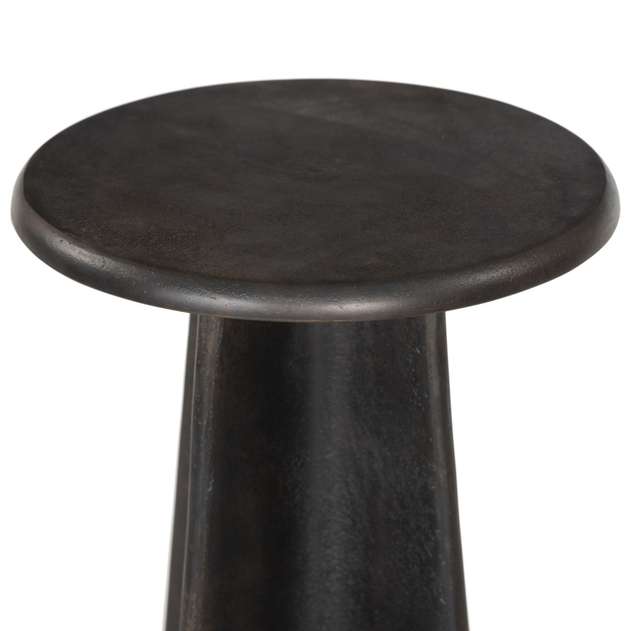 Remo End Table - Distressed Bronze