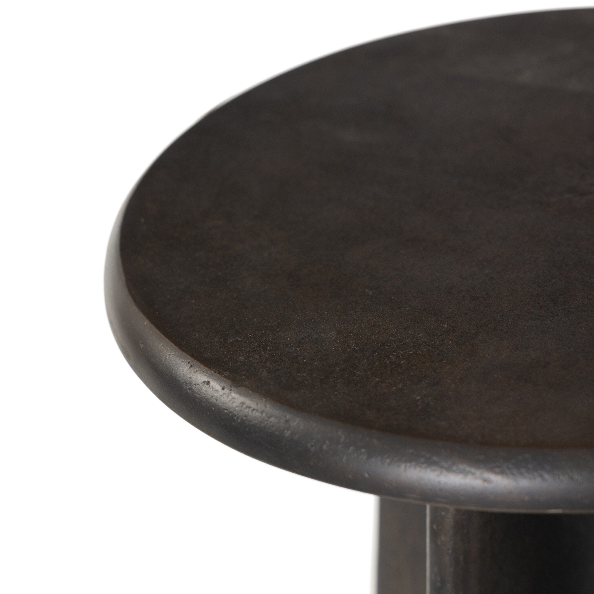 Remo End Table - Distressed Bronze