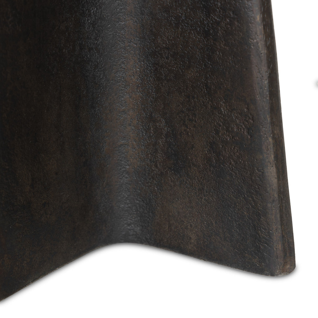 Remo End Table - Distressed Bronze
